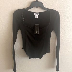 Just Polly Knit Top Size M